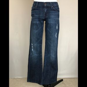 7 For All Mankind Bootcut Distressed Jean Size 26